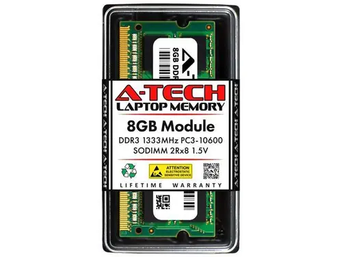 8GB RAM Replacement for Hynix HMT41GS6AFR8C-H9, HMT41GS6BFR8C-H9, HMT41GS6DFR8C-H9, HMT41GS6MFR8C-H9 DDR3 1333MHz PC3-10600 SODIMM 2Rx8 Laptop...