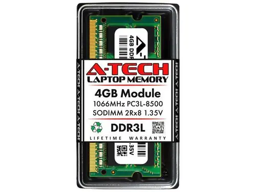 4GB RAM Replacement for Hynix HMT351S6BFR8A-G7, HMT351S6CFR8A-G7, HMT351S6EFR8A-G7 DDR3 1066MHz PC3L-8500 SODIMM 2Rx8 Laptop Memory