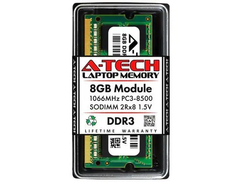 8GB RAM Replacement for Hynix HMT41GS6AFR8C-G7, HMT41GS6BFR8C-G7, HMT41GS6MFR8C-G7 DDR3 1066MHz PC3-8500 SODIMM 2Rx8 Laptop Memory