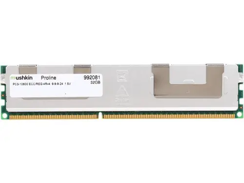 Mushkin Enhanced Proline 32GB ECC Registered DDR3 1333 (PC3 10600) Memory (Server Memory) Model 992081