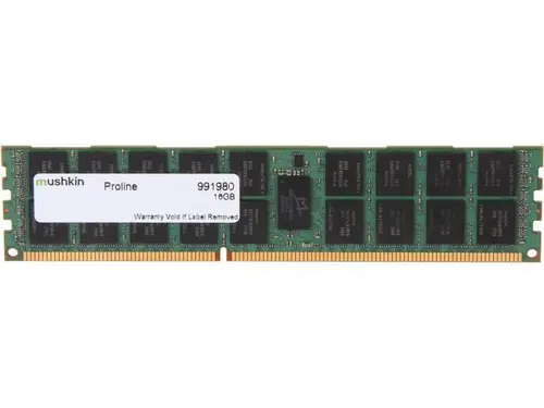 Mushkin Enhanced PROLINE 16GB ECC Registered DDR3 1333 (PC3 10600) Server Memory Model 991980