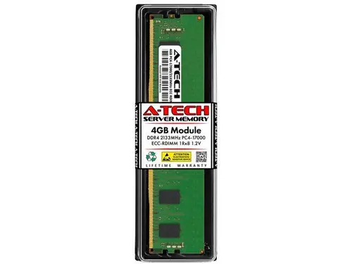 4GB RAM Replacement for Hynix HMA451R7AFR8N-TF, HMA451R7AFR8N-TFT1, HMA451R7MFR8N-TF DDR4 2133MHz PC4-17000 ECC RDIMM 1Rx8 Server Memory