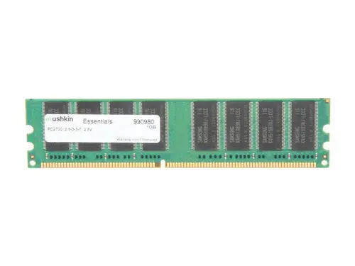 Mushkin Enhanced Essentials 1GB DDR 333 (PC 2700) Desktop Memory Model 990980