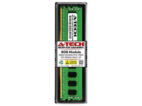 8GB RAM Replacement for Samsung M393A1G43DB0-CPB, M393A1G43EB1-CPB DDR4 2133MHz PC4-17000 ECC RDIMM 2Rx8 Server Memory