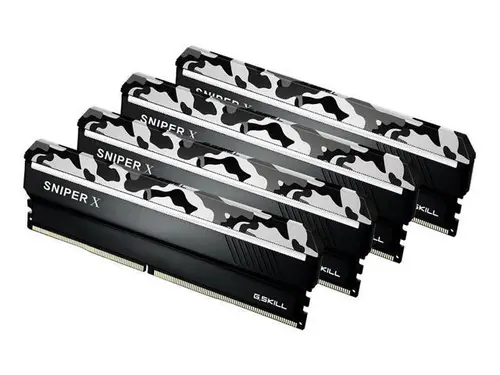 G. Skill Sniper X 32GB (4x 8GB) DDR4 2400MHz (PC4-19200) Desktop Memory Urban Camo Model F4-2400C17Q-32GSXW
