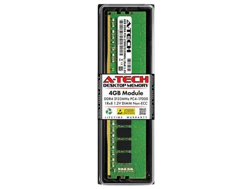 4GB RAM Replacement for HP 798033-001, 834931-001, T0E50AA DDR4 2133MHz PC4-17000 DIMM 1Rx8 Desktop Memory