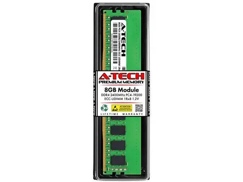 8GB RAM Replacement for IBM-Lenovo 01KN321, 4X70G88325, 4X70G88333 DDR4 2400MHz PC4-19200 ECC UDIMM 1Rx8 Server Memory