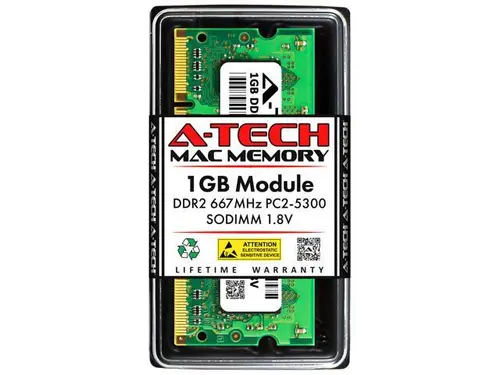 1GB RAM for Apple MacBook Pro (Late 2006, Mid 2007, Early 2008) MacBook (Early 2006/2008/2009, Late 2006, Mid/Late 2007) iMac (2006, Mid 2007) Mac...