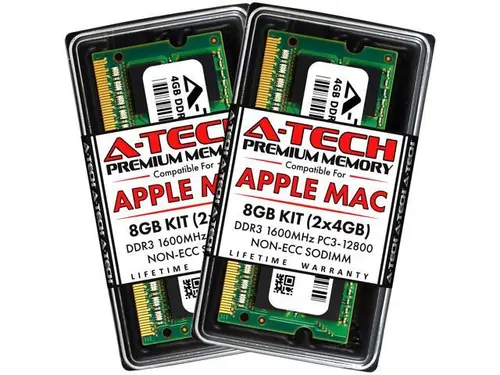 8GB Kit (2x4GB) RAM for Apple MacBook Pro (Late 2008, Early/Mid 2009, Mid 2010) MacBook (Late 2008/2009, Mid 2010) iMac (2009) Mac mini (Early/Late...