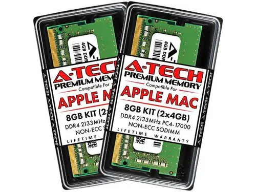 A-Tech 8GB Kit (2x4GB) RAM for Apple iMac (Mid 2017) DDR4 2133MHz PC4-17000 SODIMM 260-Pin Memory Upgrade
