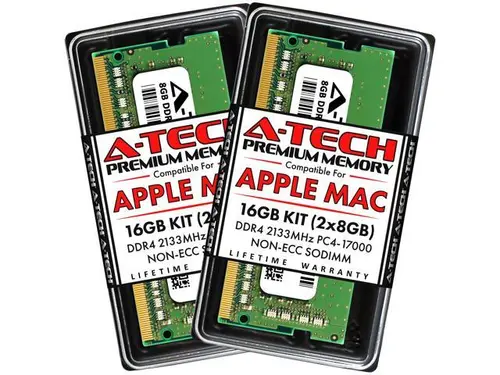 A-Tech 16GB Kit (2x8GB) RAM for Apple iMac (Mid 2017) DDR4 2133MHz PC4-17000 SODIMM 260-Pin Memory Upgrade