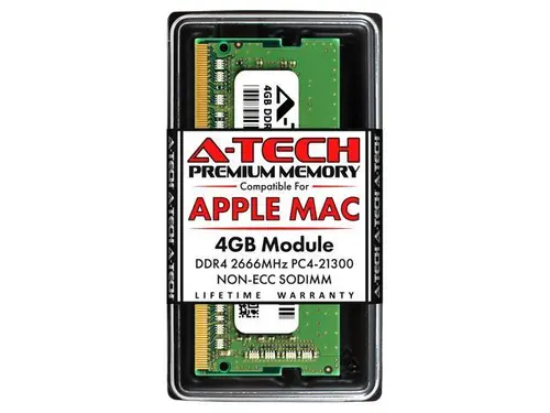 A-Tech 4GB RAM for Apple iMac (2019, 2020), Mac mini (Late 2018, Early 2020) DDR4 2666MHz PC4-21300 SODIMM 260-Pin Memory Upgrade