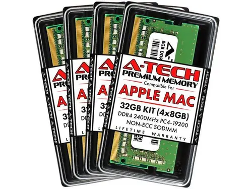 A-Tech 32GB Kit (4x8GB) RAM for Apple iMac (Mid 2017) DDR4 2400MHz PC4-19200 SODIMM 260-Pin Memory Upgrade