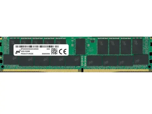 Micron 16GB Server Workstation Memory - DDR4 3200 - ECC Parity - Registered - 2Rx8 - CL22 - 1.2V