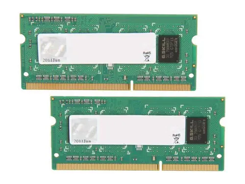 G. SKILL 4GB (2 x 2GB) 204-Pin DDR3 SO-DIMM DDR3 1600 (PC3 12800) Laptop Memory Model F3-12800CL9D-4GBSQ