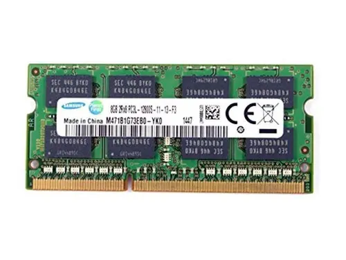 samsung memory 8gb 2rx8 pc3l-12800s-11-13-f3 ram m471b1g73eb0-yk0