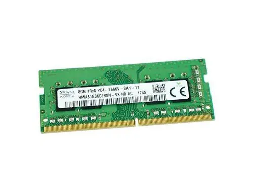 Hynix 8GB PC4-21300 DDR4-2666MHz 260-Pin SODIMM 1.2V Single Rank Memory Module HMA81GS6CJR8N-VK