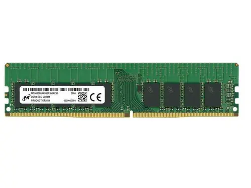 Micron 16GB DIMM 3200MHz PC4-25600 DDR4 CL22 ECC Model (MTA9ASF2G72AZ-3G2F1R)