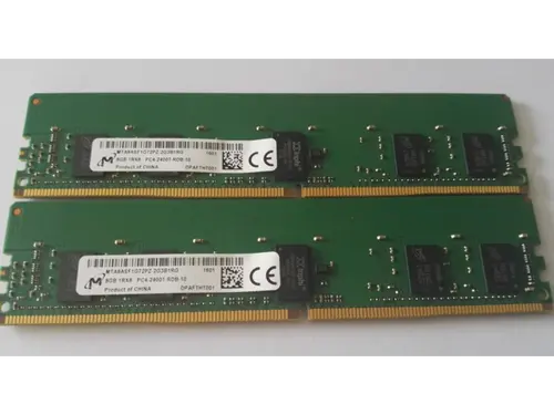 Micron MTA9ASF1G72PZ-2G3B1 8GB 1RX8 DDR4 2400 REG For Server