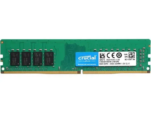 Crucial 8GB DDR4 2400 (PC4 19200) Desktop Memory Model CT8G4DFD824A