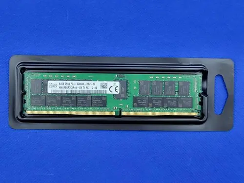 HYNIX HMAA8GR7CJR4N-XN 64gb (1x64gb) 3200mhz Pc4-25600 Cl22 Ecc Registered Dual Rank X4 1.2v Ddr4 Sdram 288-pin Rdimm Memory Module For Server