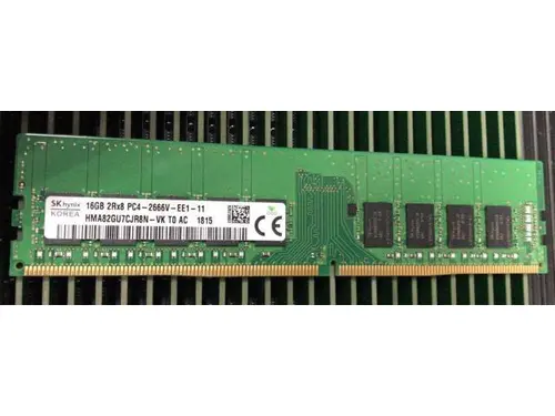SK Hynix HMA82GU7CJR8N-VK DDR4 16GB 2666mhz PC4-21300 CL19 Ecc Registered 1.2v 2Rx8 288-pin dimm Memory Module for Server