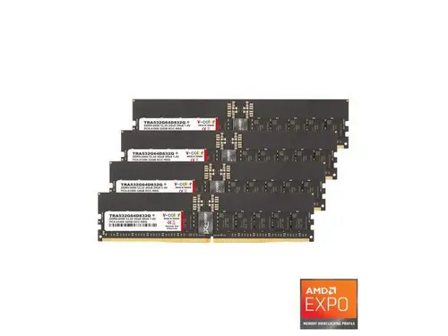 V-COLOR DDR5 128GB (32GBx4) 6400MHz CL32 2Gx8 2Rx8 OC R-DIMM (Overclocking ECC Registered DIMM) 1.4V Memory Ram for TRX50 Workstation (AMD EXPO)...