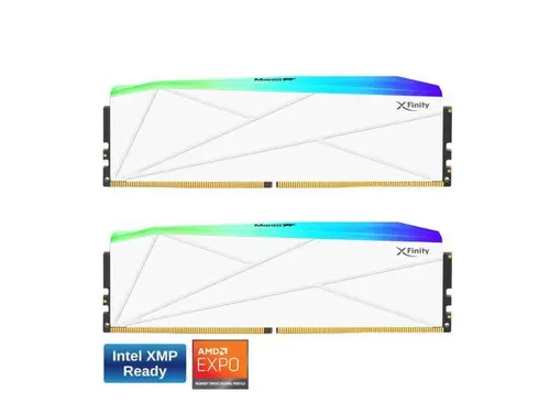 V-COLOR Manta XFinity RGB DDR5 32GB (16GBx2) 8000MHz XMP 3.0 & AMD EXPO CL38 1.45V RGB Gaming Desktop Upgrade RAM U-DIMM Memory Module SK Hynix IC...