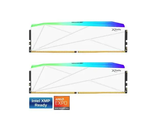 V-COLOR Manta XFinity RGB DDR5 32GB (16GBx2) 7800MHz XMP 3.0 & AMD EXPO CL38 1.45V RGB Gaming Desktop Upgrade RAM U-DIMM Memory Module SK Hynix IC...