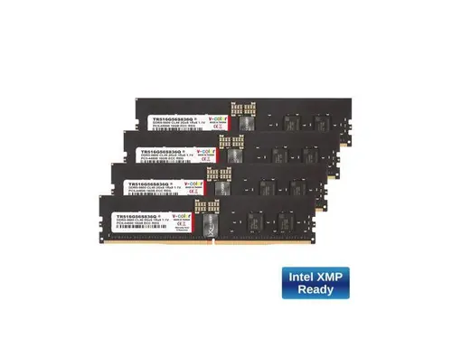 V-COLOR DDR5 64GB (16GBx4) 5600MHz CL36 Overclocking R-DIMM 2Gx8 1Rx8 1.25V ECC Registered DIMM Memory for W790 Workstation (Intel XMP)...