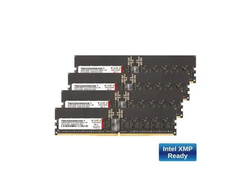 V-COLOR DDR5 128GB (32GBx4) 6400MHz CL32 Overclocking R-DIMM 2Gx8 2Rx8 1.4V ECC Registered DIMM Memory for W790 Workstation (Intel XMP)...