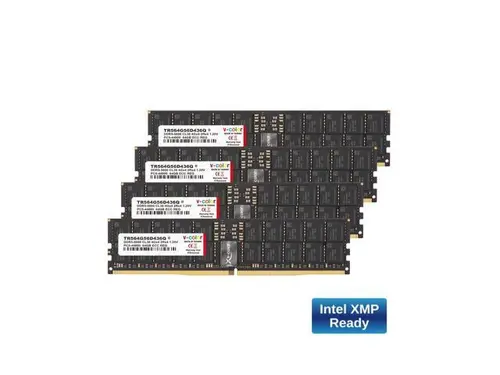 V-COLOR DDR5 256GB (64GBx4) 5600MHz CL36 Overclocking R-DIMM 8Gx4 2Rx4 1.25V ECC Registered DIMM Memory for W790 Workstation (Intel XMP)...