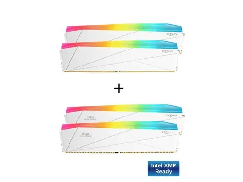 V-COLOR DDR5 SCC 2+2 KIT Manta XFinity 48GB(24GBx2) 8400MHz CUDIMM with RGB Filler kit CL40 1.4V RGB Gaming Desktop Upgrade RAM Memory Module -...