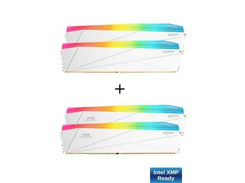 V-COLOR DDR5 SCC KIT 2+2 Manta XFinity 32GB(16GBx2) 8000MHz CUDIMM CL38 1.45V with RGB Filler kit Gaming Desktop Upgrade RAM Memory Module -...
