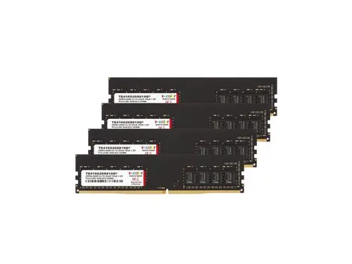 V-COLOR DDR4 64GB (4x16GB) 3200MHz (PC4-25600) Server Memory Ram Module Upgrade Single Rank ECC DIMM 1.2V CL22 1Rx8 (TE416G32S822Q)