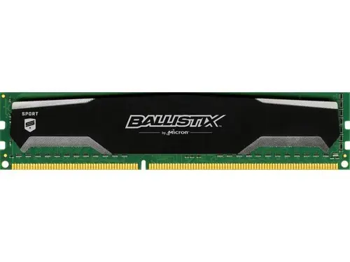 MemoryMasters Ballistix Sport 4GB Single DDR3 1600 MT/s (PC3-12800) UDIMM 240-Pin Memory - BLS4G3D1609DS1S00