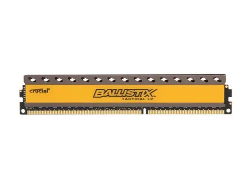 Ballistix Tactical 8GB DDR3L 1600 (PC3L 12800) Low Profile Desktop Memory Model BLT8G3D1608ET3LX0