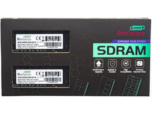 Rimlance 16GB (2X8GB) 1.35V DDR3 1866MHZ PC3-14900 UDIMM 2RX8 Desktop Memory