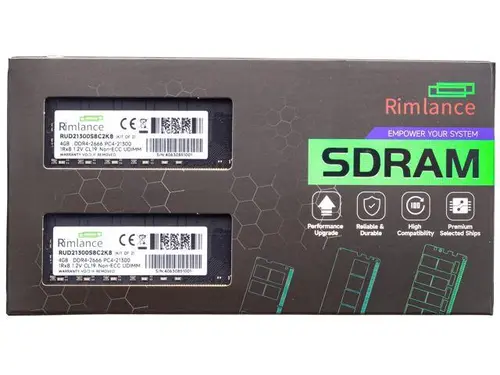 Rimlance 8GB (2X4GB) 1.2V DDR4 2666MHZ PC4-21300 UDIMM 1RX8 Desktop Memory