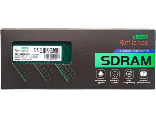 Rimlance 32GB (1X32GB) 1.2V DDR4 2933MHZ PC4-23400 ECC UDIMM 2RX8 Server Memory