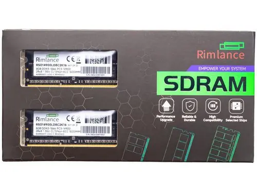 Rimlance 16GB (2X8GB) 1.35V DDR3 1866MHZ PC3-14900 SODIMM 2RX8