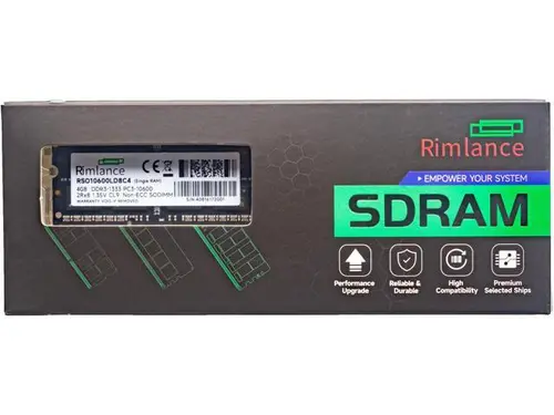 Rimlance 4GB (1X4GB) 1.35V DDR3 1333MHZ PC3-10600 SODIMM 2RX8