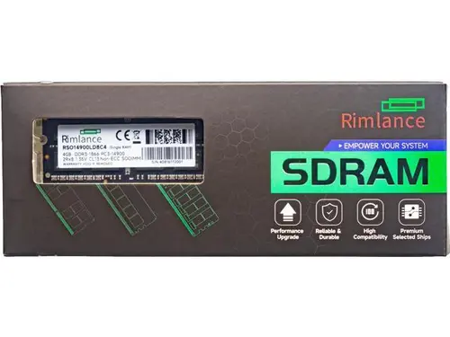Rimlance 4GB (1X4GB) 1.35V DDR3 1866MHZ PC3-14900 SODIMM 2RX8