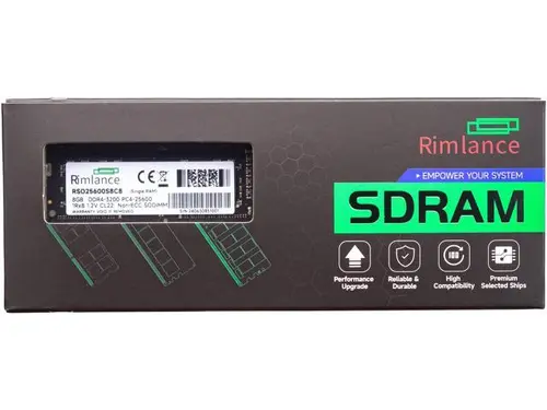 Rimlance 8GB (1X8GB) 1.2V DDR4 3200MHZ PC4-25600 SODIMM 1RX8