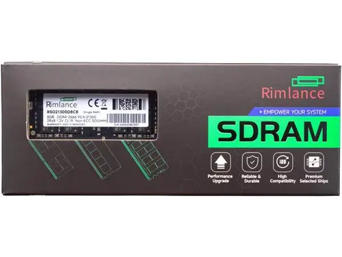 Rimlance 8GB (1X8GB) 1.2V DDR4 2666MHZ PC4-21300 SODIMM 2RX8