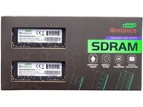 Rimlance 16GB (2X8GB) 1.2V DDR4 2933MHZ PC4-23400 SODIMM 2RX8