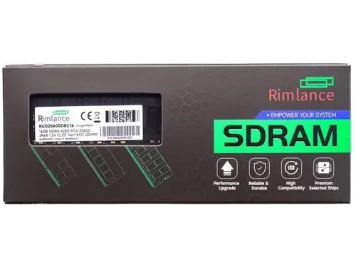 Rimlance 16GB (1X16GB) 1.2V DDR4 3200MHZ PC4-25600 UDIMM 2RX8