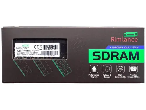 Rimlance 32GB (1X32GB) 1.2V DDR4 2933MHZ PC4-23400 UDIMM 2RX8