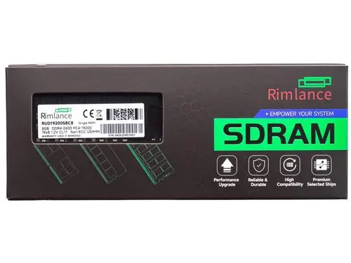 Rimlance 8GB (1X8GB) 1.2V DDR4 2400MHZ PC4-19200 UDIMM 1RX8