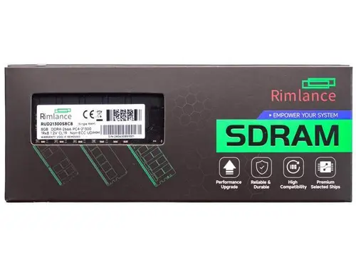 Rimlance 8GB (1X8GB) 1.2V DDR4 2666MHZ PC4-21300 UDIMM 1RX8
